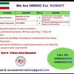 WE ARE HIRING FOR KUWAIT